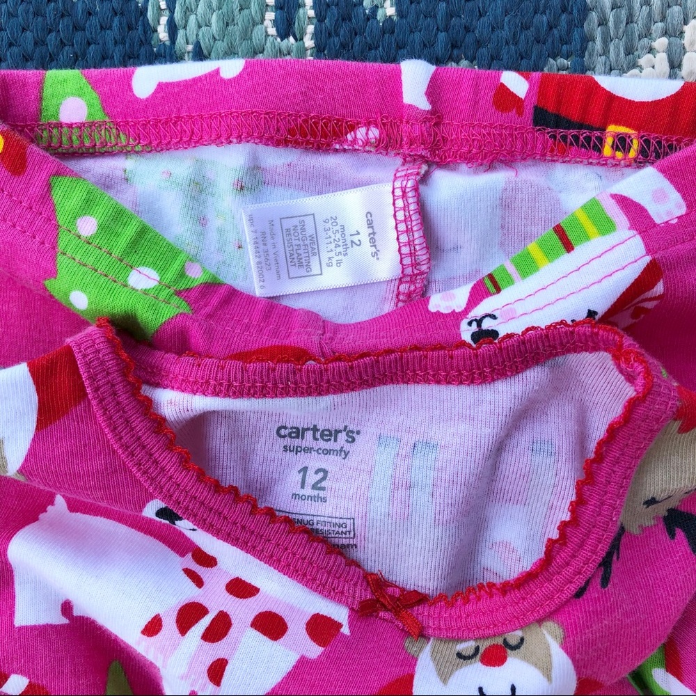 Christmas Bundle 12M Baby Girls EUC-8 Pieces!🎄❤️ - Picture 4 of 5